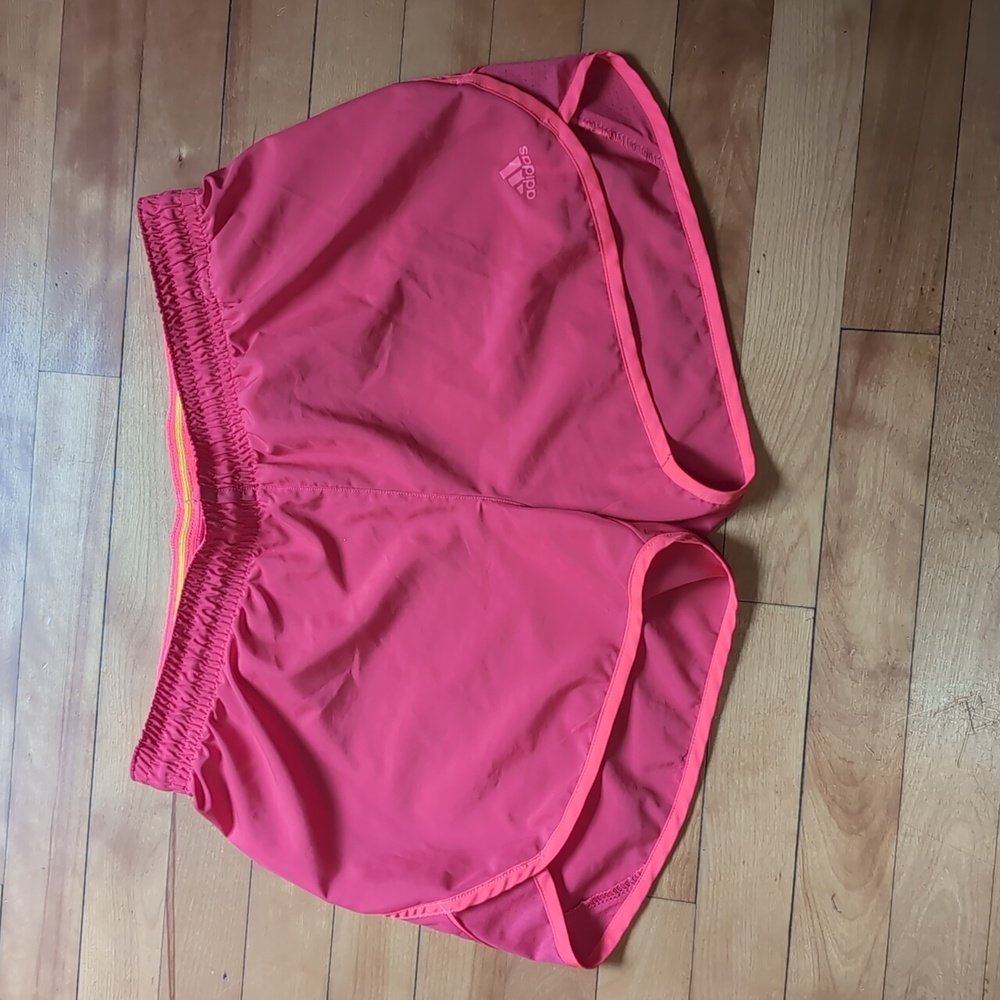 Adidas Bright Salmon Running Lightweight Shorts Medium